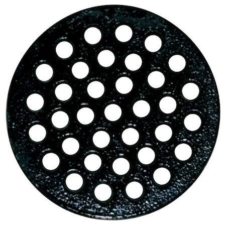 Sioux Chief Sioux Chief 8-7/8 in. Epoxy Coated Black Round Cast Iron Floor Drain Strainer 846-S19PK
